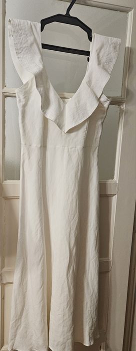 Vestido branco em Linho