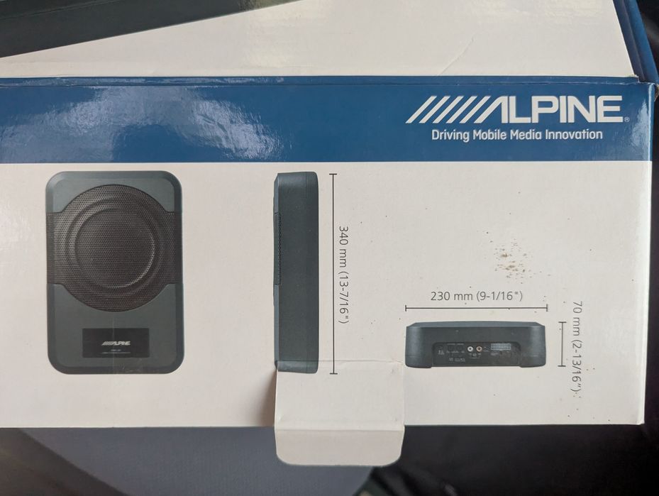 Subwooffer Alpine PWE S8