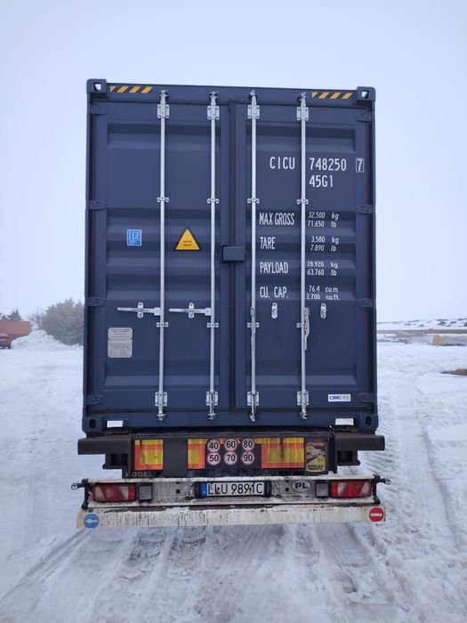 Kontener Morski 40HC – One Way Gotowy do Użytku