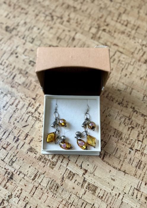 Srebrne kolczyki w stylu boho, Apart!