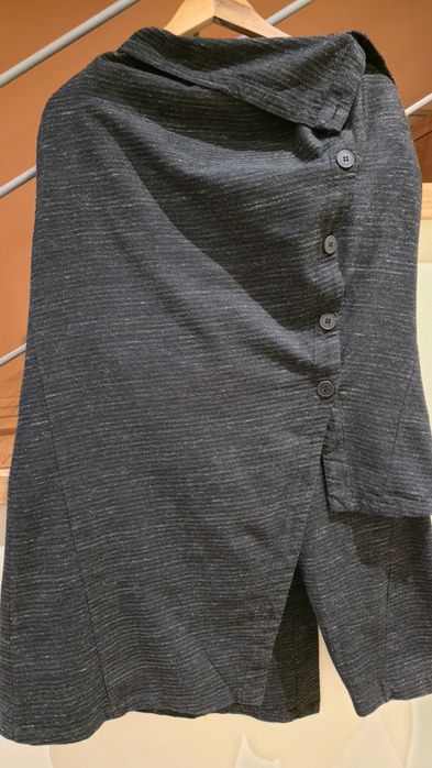 Conjunto wendy trendy veste de S a L cinza escuro estilo oversize.