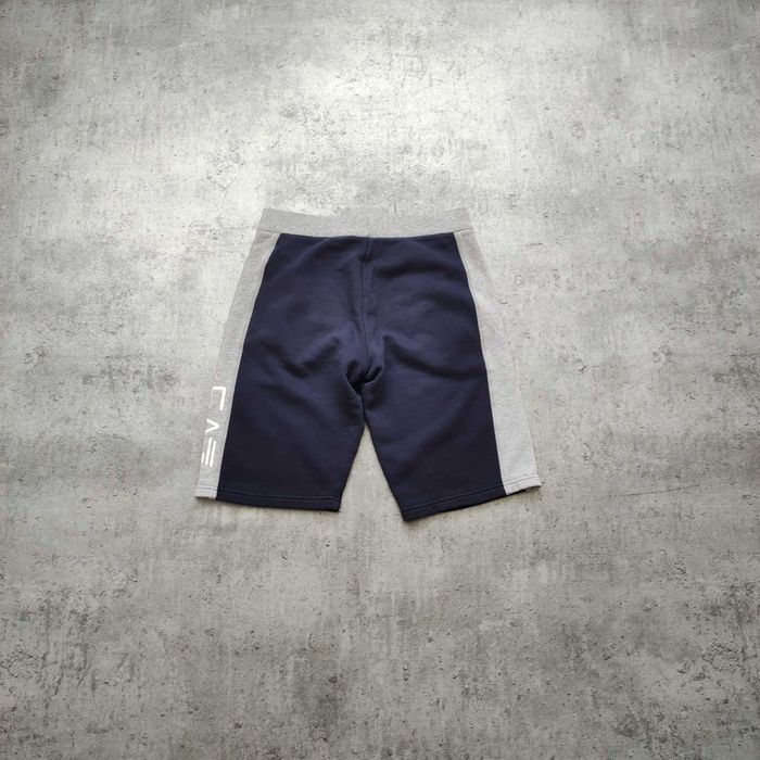 MĘSKIE Spodenki Krótkie Szorty Granatowe Lampas EA7 Emporio Armani