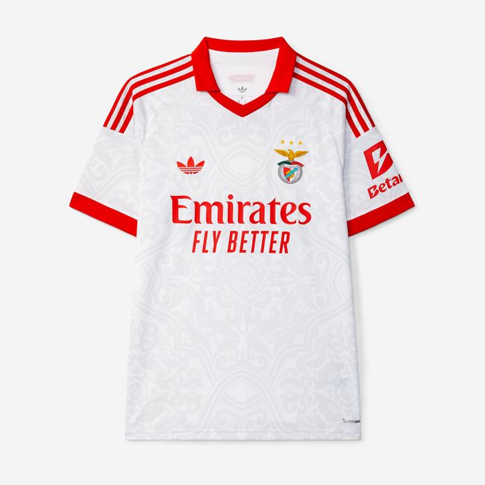 Camisolas do Benfica principal, secundária, terceira, treino e prematch 26/27
