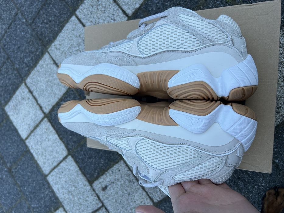 Adidas Yeezy 500 Stone Taupe sneakersy niskie beżowe 40 2/3