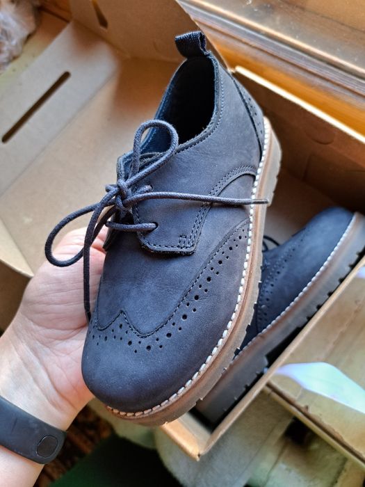 Туфлі дитячі класика 26р Зара шкіряні нубук Zara