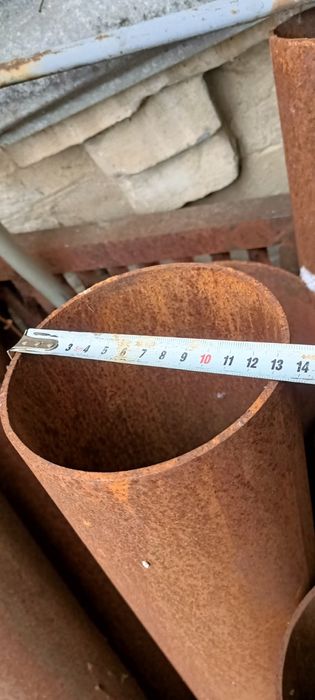 Труба металева діаметр 135 мм наружний , довжина 1150-1180 мм,стінка 3