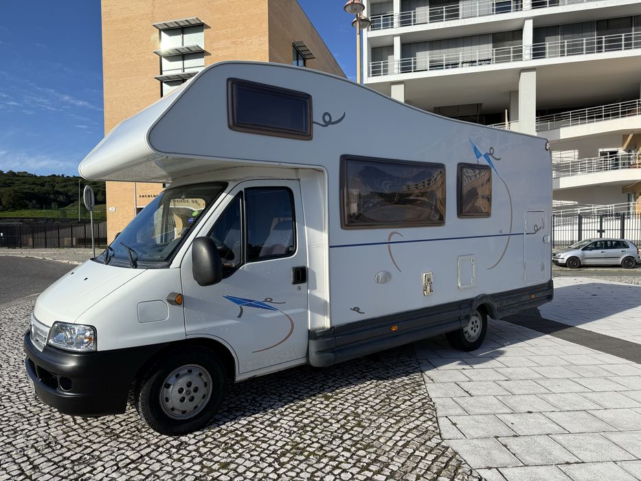 (Reservada)Autocaravana Fiat Ducato 2.3 JTD ano 2005/ 6 dormidas