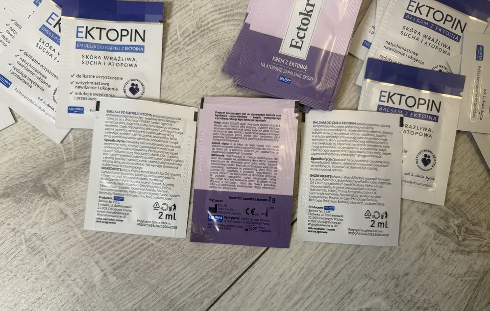 Ectokrem i Ektopin 60 saszetek