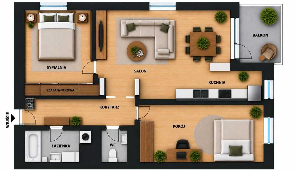 Piękne 69,79 m² po generalnym remoncie – wchodzisz i mieszkasz!