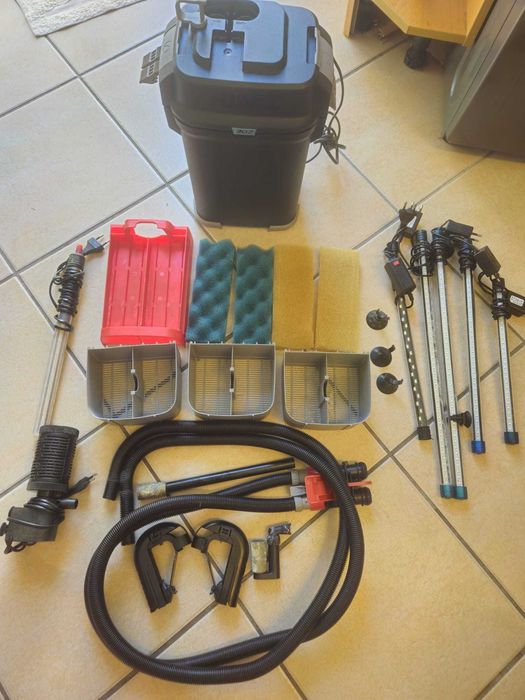 Kit Completo de Aquário 200 Litros com Móvel, Filtro Exterior Fluval e Termostato