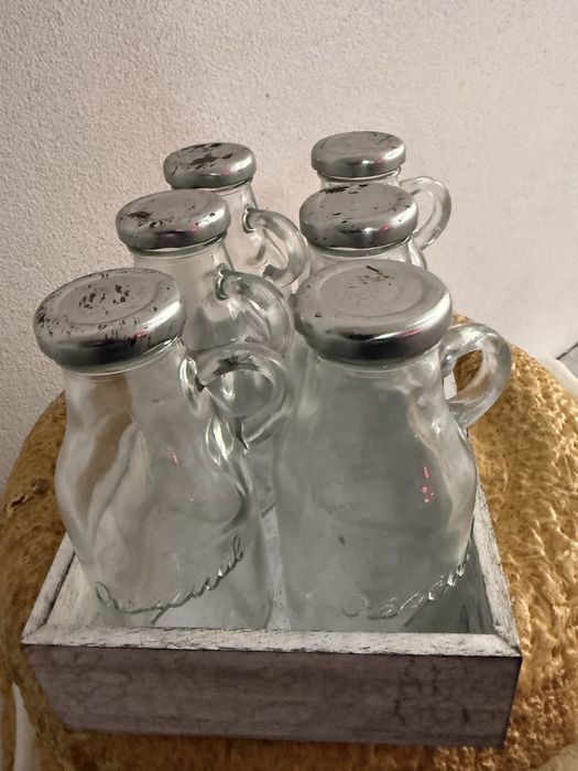 Conjunto de frascos decorativos