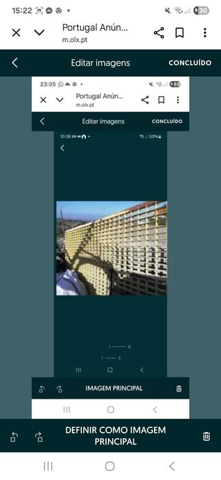 Portões usados grandes