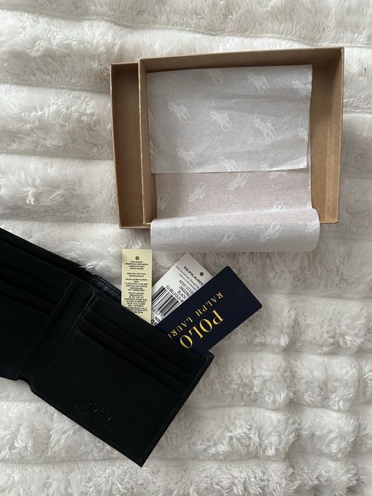 Шкіряний гаманець Polo Ralph Lauren