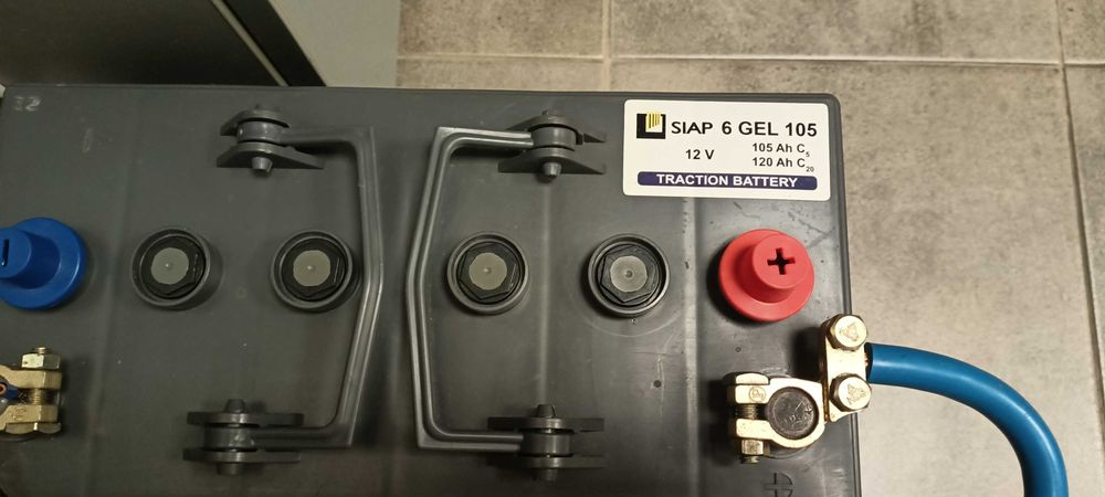 Akumulatory trakcyjne SIAP 12v 120ah