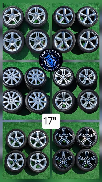Jantes Audi, Bmw, Mercedes, Toyota, VW em 16" ou 17"