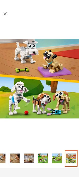 LEGO creator pieski