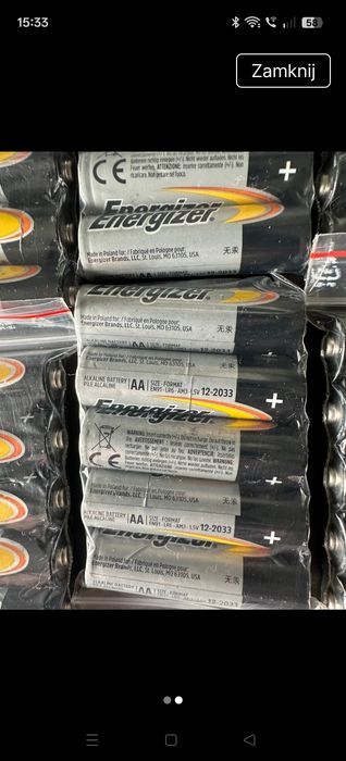 Baterie  50 szt AA Energizer