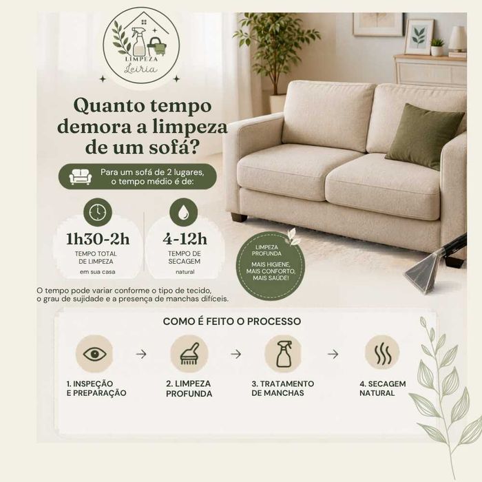 Limpeza Profissional de Sofás, Colchões e Estofos