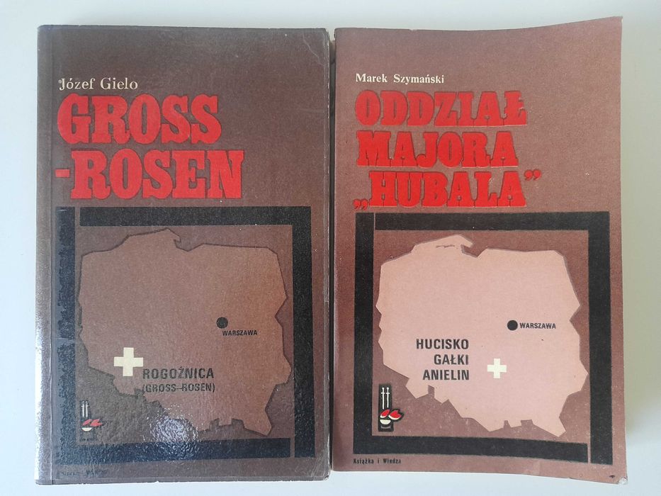 Gross-Rosen Józef Gielo, Oddział majora "Hubala" Marek Szymański  + 6 pocztówek - pamiątek z obozu Gross-Rosen