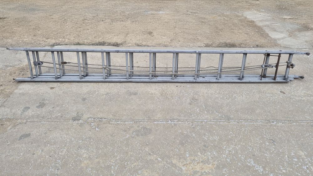 Драбина алюмінієва на канатній тязі 3×12, 12 м