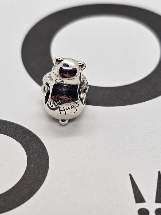 Charms zawieszka Pandora miś s925