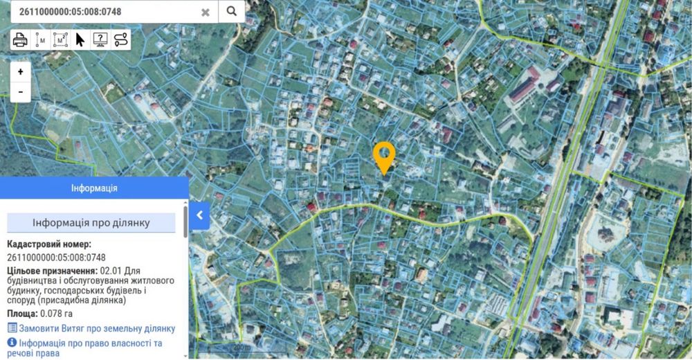 Комерційна земля 80сот під ЖК/ котедж.центральна частина Яремче