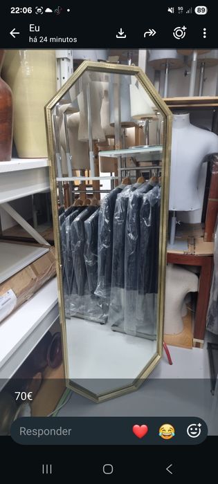 Expositor em aço inoxidável