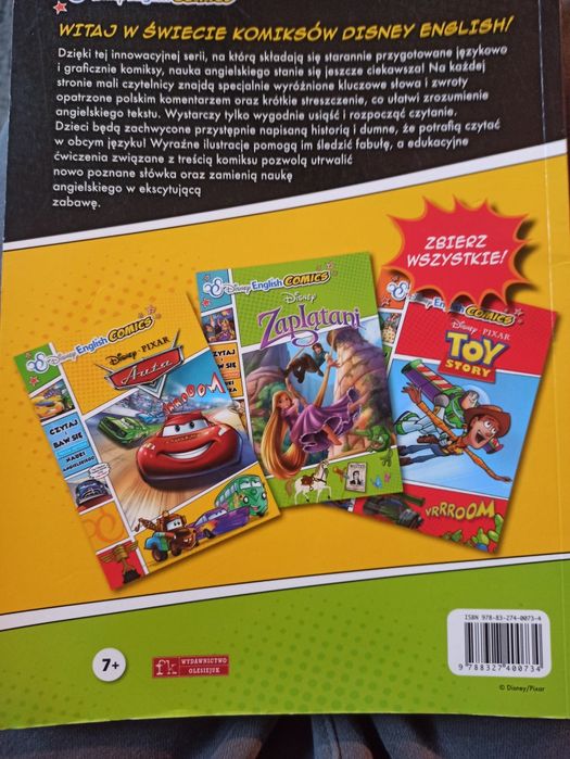 Disney english comics zaplątani do nauki angielskiego