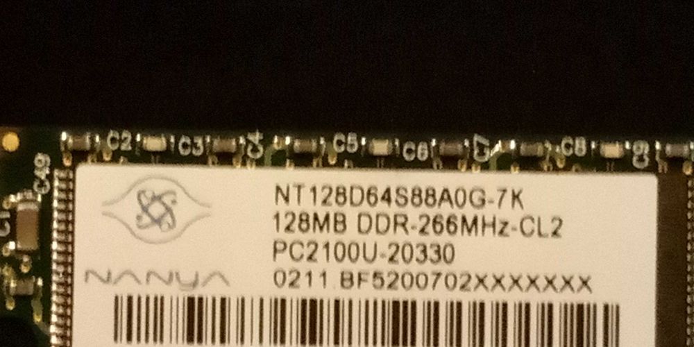 Memórias RAM DDR 128MB 256MB 1GB64738221502209121
