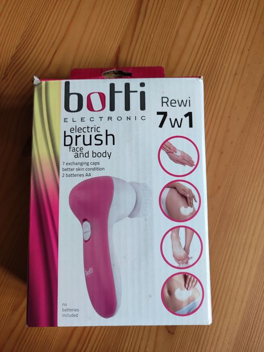 Botti electronic Rewi, Elektryczna szczoteczka do twarzy i ciała  7w1