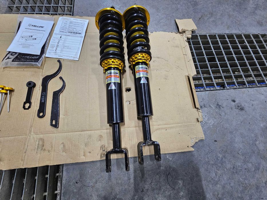 Gwint Yellow Speed Dynamic Pro Sport Audi A6 C5 Quattro S6 RS6