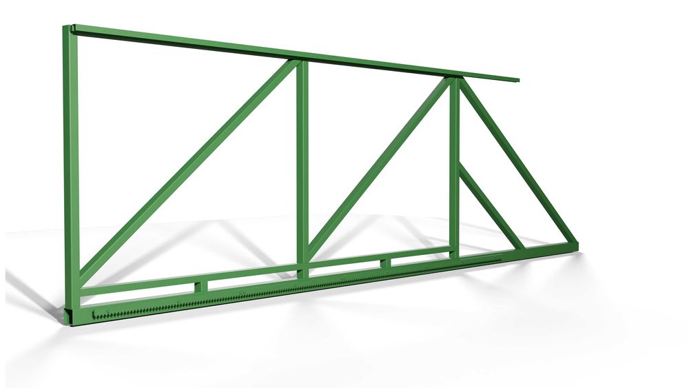 BRAMA PRZESUWNA rama SAM wypełnij MALOWANA proszkowo RAL