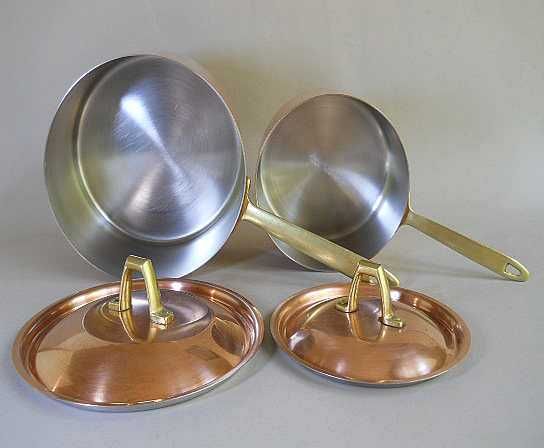 Набор винтажный - медно/стальной посуды