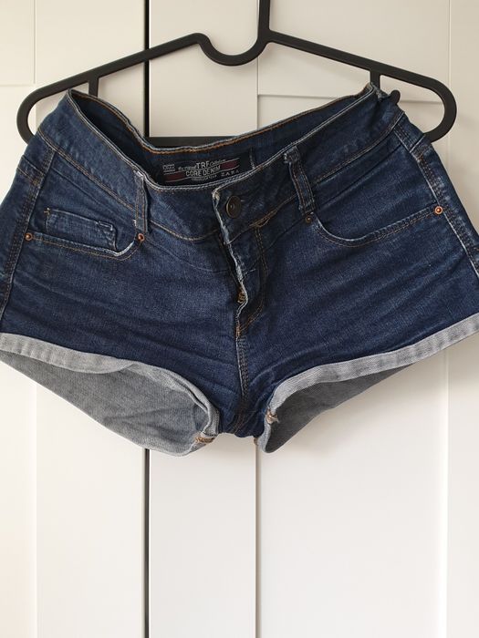 Spodenki   jeansowe denimowe ZARA dżins