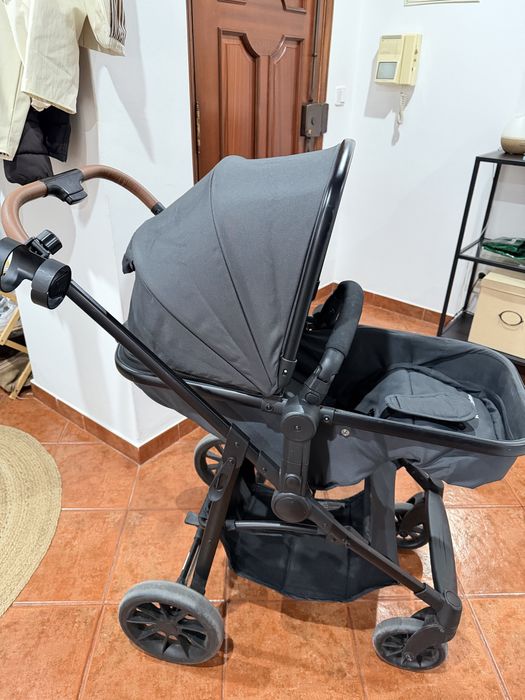 Carrinho mais alcofa e ovo para bebe