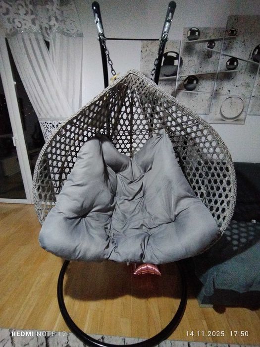 Fotel wiszący kokon dwuosobowy