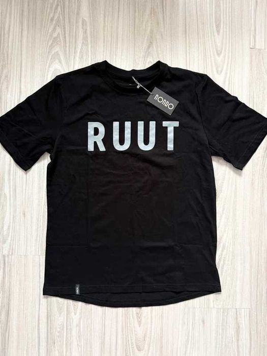 Czarna koszulka T-shirt bawełna Rondo