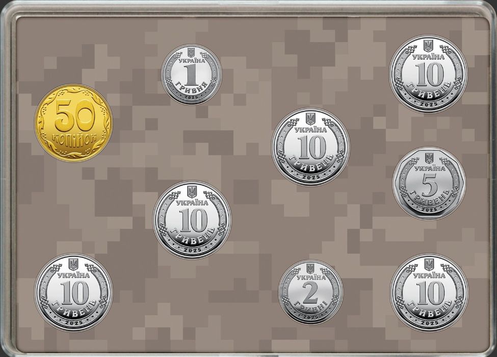 Набір "Монети України 2025"  у сувенірному пакованні