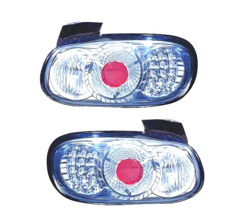 FAROLINS TRASEIROS LED MAZDA MX 5 89-98 CROMADO