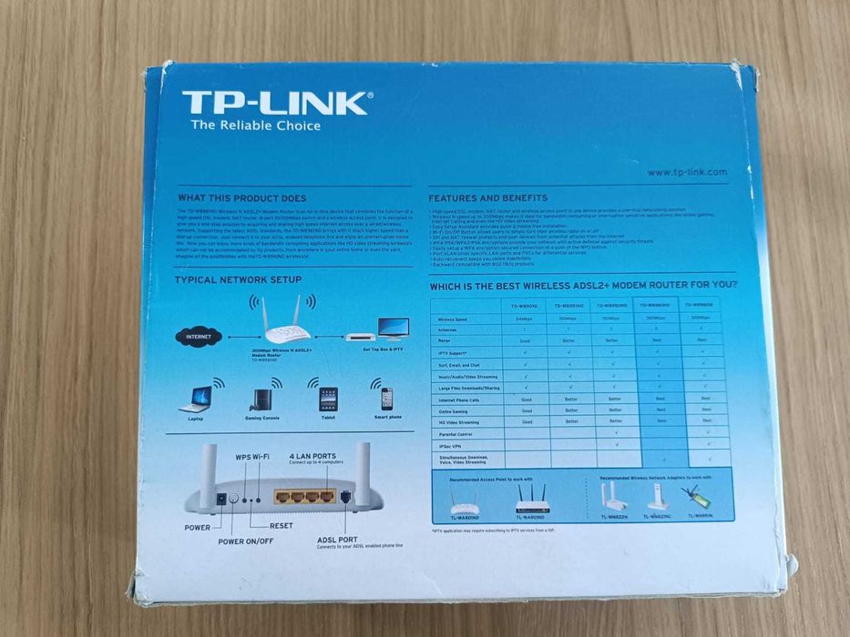 Modem Roteador Wireless - Tp-Link