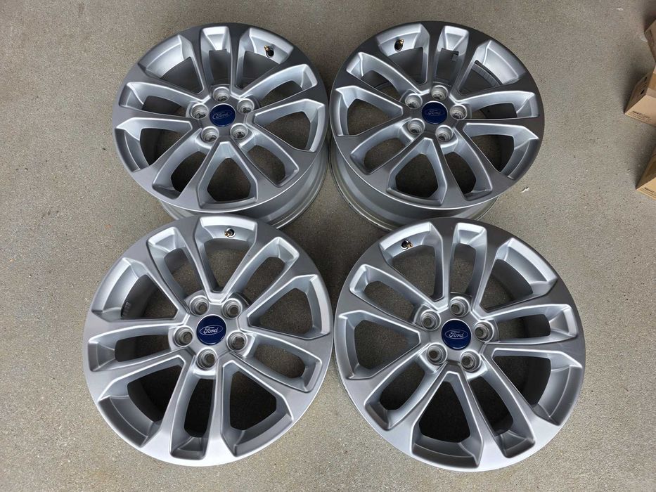 [1593] Felgi aluminiowe FORD 17 Cali 5x108 Kuga Mondeo Smax Focus ORYGINAŁ +czujniki GRATIS