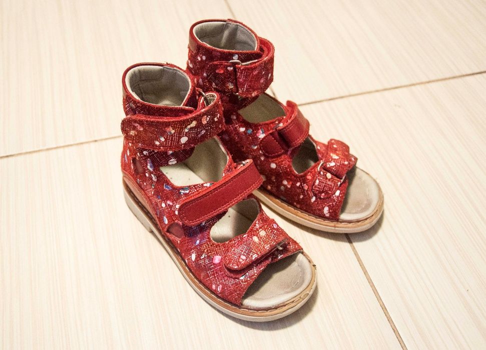 Ортопедические босоножки (с высоким берцем) Woopy Ortopedic. 27р.