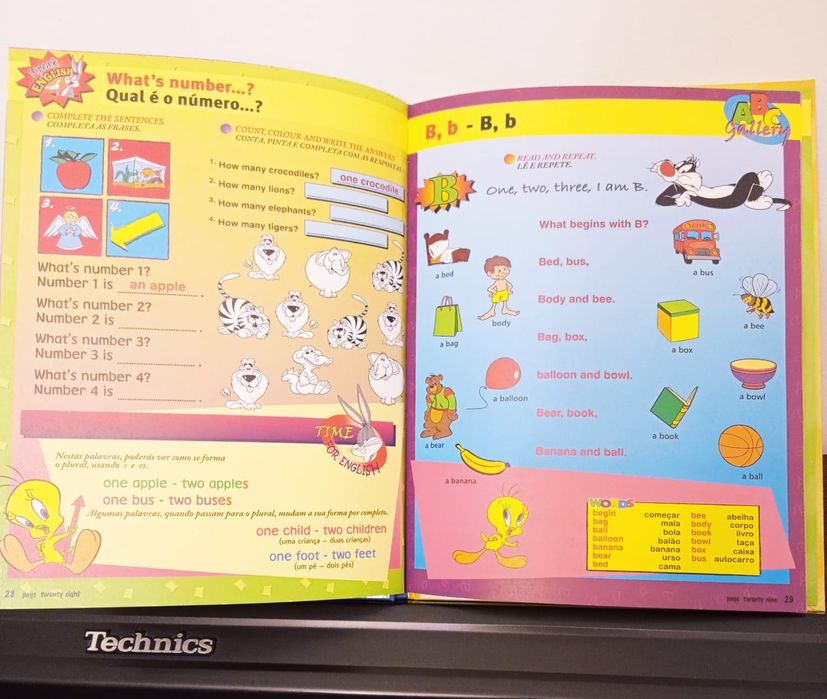 Livros didáticos de iniciação ao Inglês