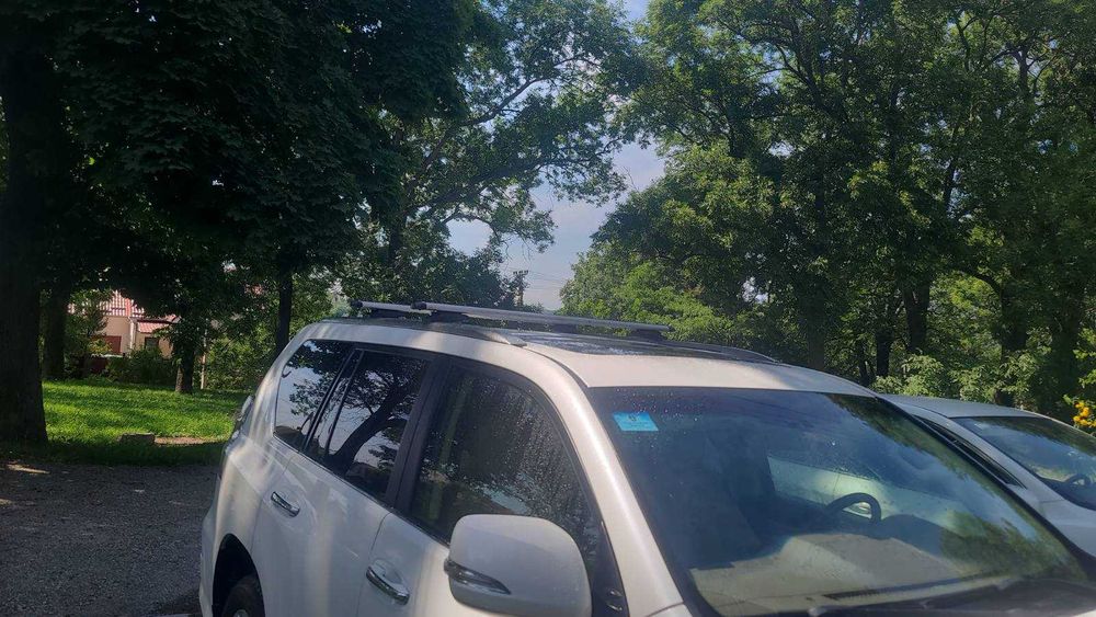 Аэродинамические Дуги - KX4 на рейленги Lexus GX460 + замок от кражи