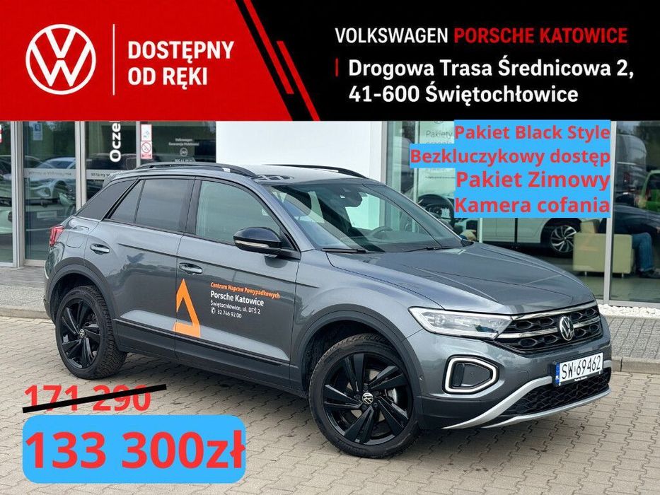 Volkswagen T-Roc Style 1.5 TSI 150 KM DSG, pakiet Black Style