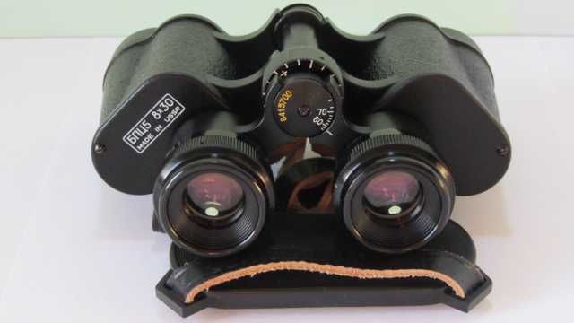 Бинокль БПЦ5 8х30.Полевой.КОМЗ-1984г.Made in USSR!.Комплект!.Новый!!!