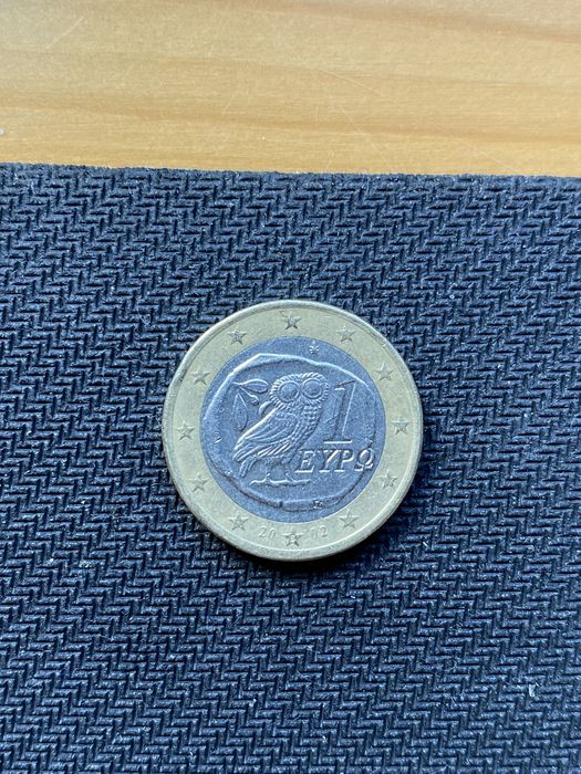 Moeda 1€ mocho grécia 2002