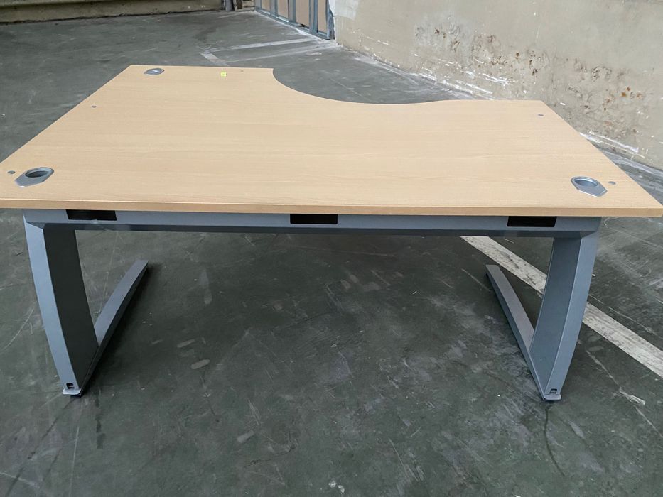 Biurka narożne 160/120 stelaż metalowy, Lewe i Prawe , POLEASINGOWE