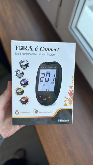 Fora 6 connect glukometr ketometr itp