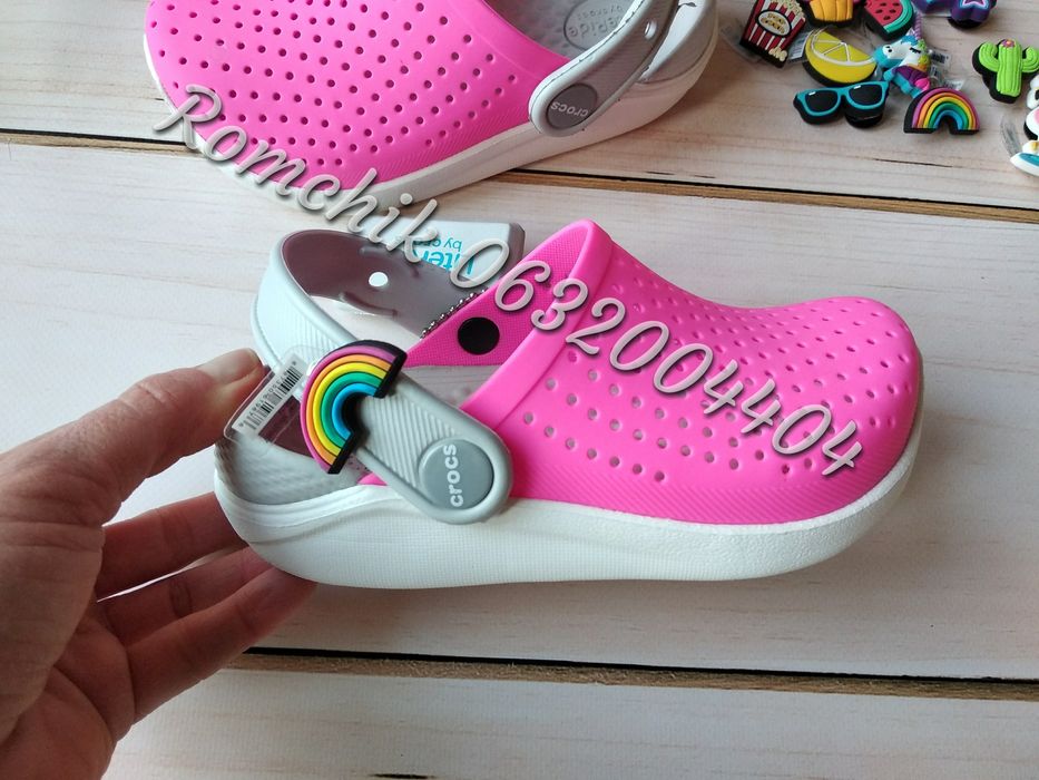 Дитячі крокси для дівчаток босоніжки Crocs Literide kids clog  крокс С